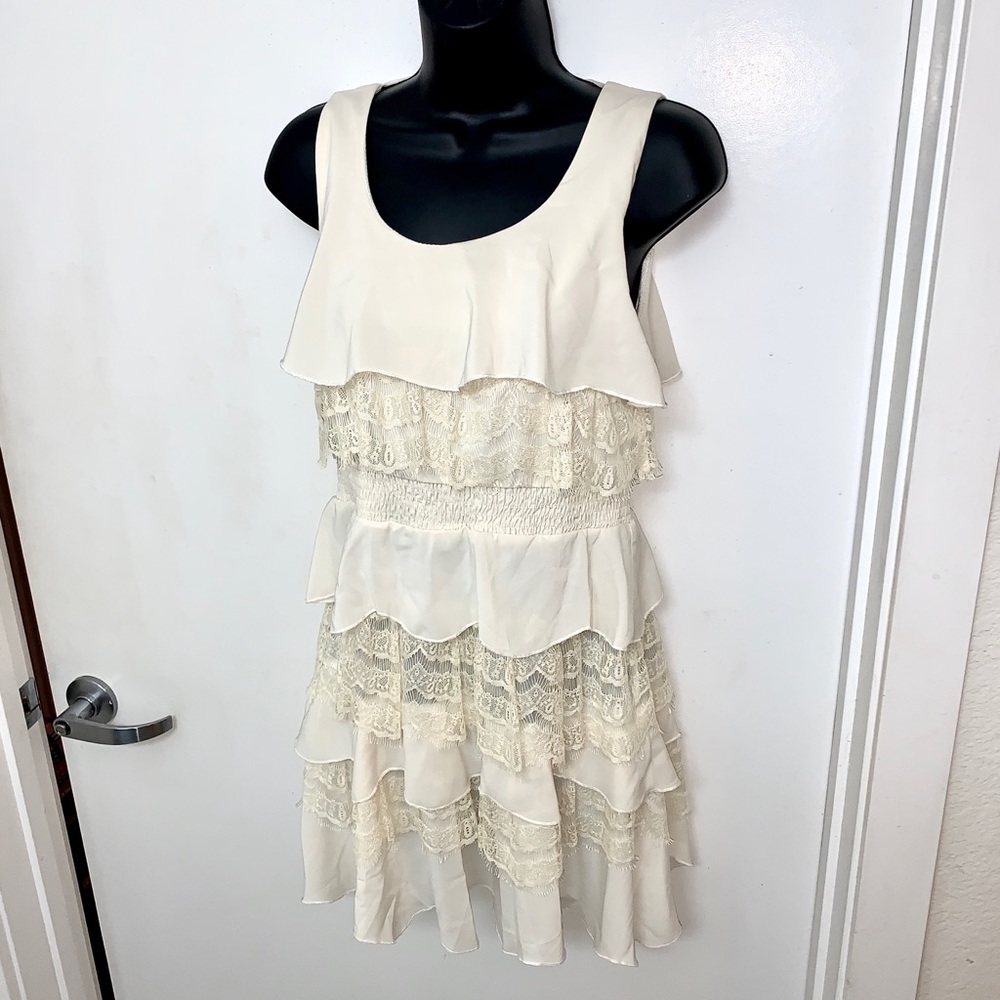 Ruffled Lace Dress